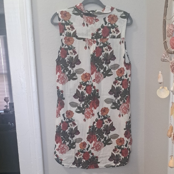 Soft Surroundings Floral Sleeveless Midi Dress - Picture 4 of 4